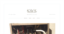 Desktop Screenshot of kwkelectric.com
